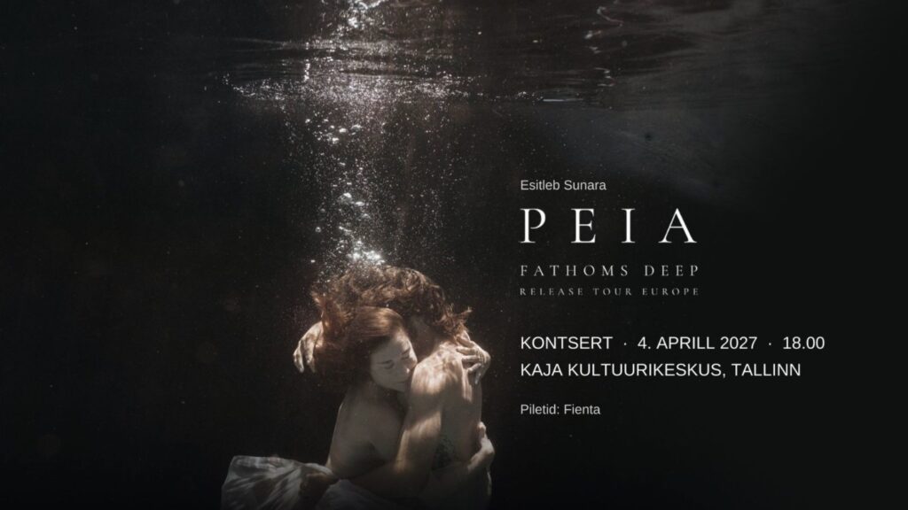 Peia Fathoms Deep kontsert ja häältöötuba Tallinnas – Sunara