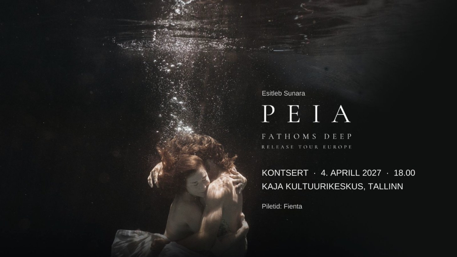 Peia Fathoms Deep kontsert ja häältöötuba Tallinnas – Sunara